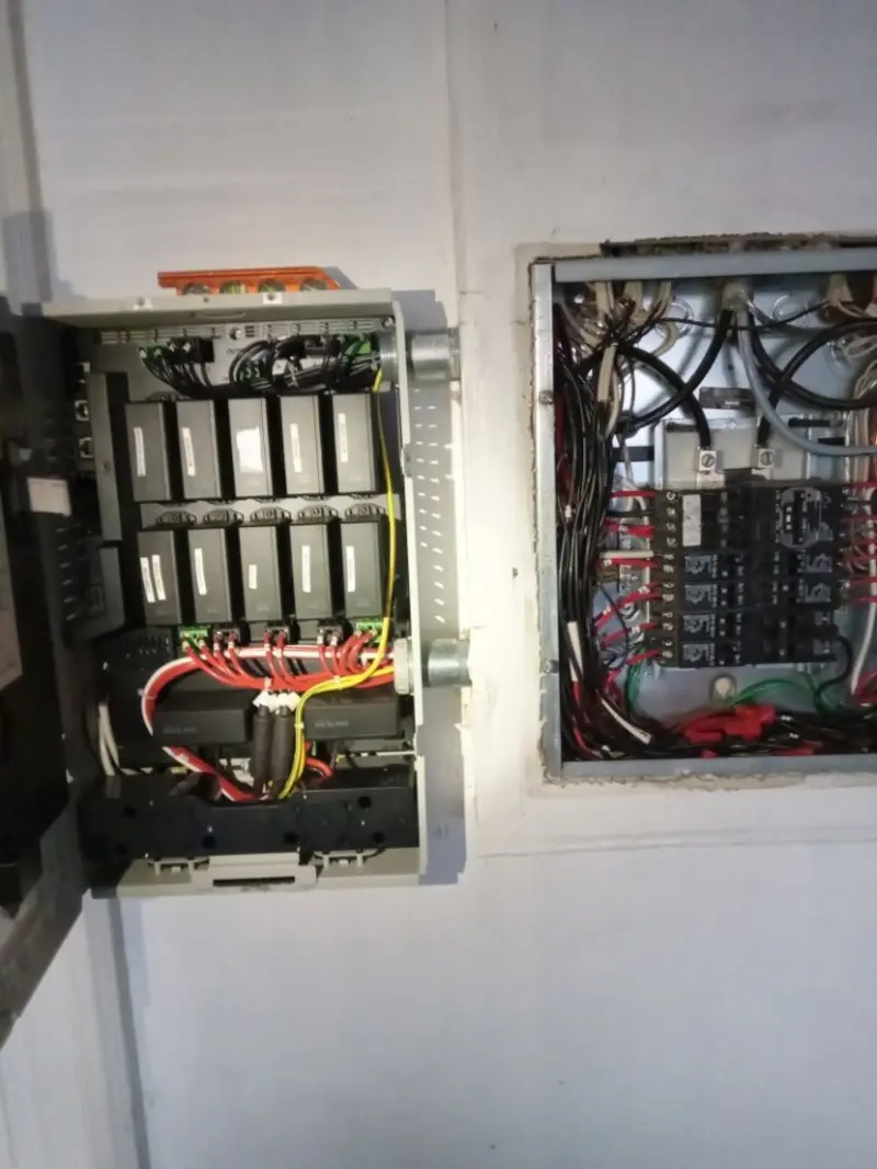 Electrical panel upgrade completed for Ring Doorbell Installation in Highland Lakes